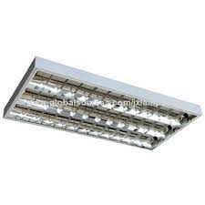 I have two fluorescent light fixtures (two bulbs each) in an area of my basement near a shower. Ceiling Light Fixture For Office Lighting With Grid Luminaire Louver And Office Luminaries Global Sources