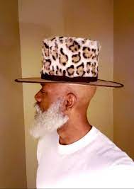 Olds Cool Rasta Style The Black Hatter Rockers Variation Leopard Fur Reinforced With Denim Polyester Felt Dapper Mens Fashion Hats For Men Men S Hats