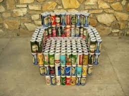 10 Cool Things Made Out Of Beer Cans Recycle Cans Diy Chair Beer Crafts