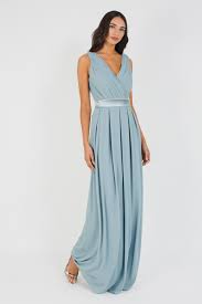 Tfnc Kily Grey Blue Maxi Dress Tfnc Party Dresses Grey Maxi Dress Maxi Dress Wedding Maxi Dress Blue