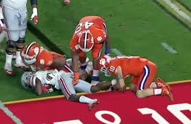 Protective equipment in gridiron football (football gear) consists of equipment worn by football players for the protection of the body during the course of a football game. Clemson Star Explains Why His Teammate Grabbed An Ohio State Player S Junk Complex