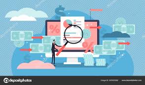 cash flow vector illustration flat tiny money management