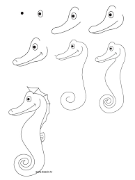 Watch this video and you are going to be able to make. 25 Best Seahorses Drawing Ideas Seahorse Seahorse Art Drawings
