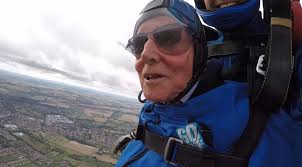 D-Day veteran SKYDIVES aged 94