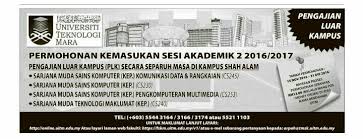 Surat pengesahan tempoh pekerjaan dari diploma dalam bidang sains komputer atau teknologi maklumat yang diiktiraf oleh kerajaan. Pendidikan Luar Kampus Cs240 Fak Sains Komp Matematik Uitm Home Facebook