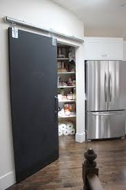 Sliding Barn Doors Are The New Thing I Love The Modernity Of This One But I Love The Vintage Ones Too Barn Door Pantry Barn Doors Sliding Door Installation