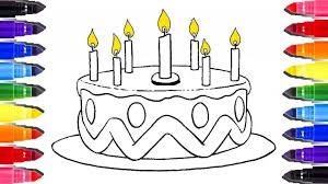 Use them in commercial designs under lifetime, perpetual & worldwide rights. Colorier Un Gateau D Anniversaire Cake Coloring Pages And How To Draw Learn Colors Youtube