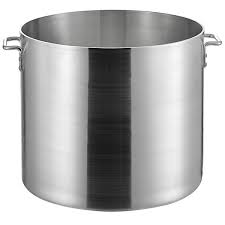 This is a large pot for preparing stocks. 100 Qt Aluminum Stock Pot Heavy Weight Webstaurantstore