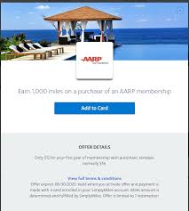 Aarp, formerly the american association of retired persons, is an organization which provides discounts and benefits to people over the age of 50, as well as their partner or spouse. Expired 1k Aa Miles With 12 Aarp Membership Via Simply Miles