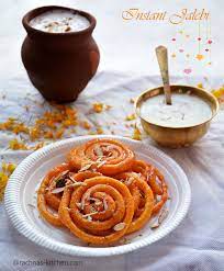 Instant Jalebi Recipe How To Make Jalebi At Home Jalebi Recipe Recipe Food Sweets Recipes Recipes With Yeast