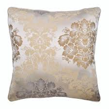 Decorative Damask Jacquard Pillow Cases Vintage Etsy Beige Throw Pillows Silk Throw Pillows Beige Cushion Covers