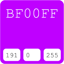 Check spelling or type a new query. Ungu Bf00ff Hex Kode Warna Skema Dan Cat