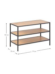 Weitere ideen zu schuhregal, schuhregal platzsparend, schuhaufbewahrung. Schuhregal Seaford Aus Holz Und Metall Westwingnow