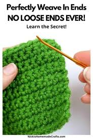 Otherwise, i'm so against knots that i don't even use a slip knot when i start my work (see how in this tutorial!). How To Easily Weave In Ends Perfectly On Crochet Projects Nicki S Homemade Crafts