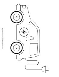 Coloring pages for kids pdf car. Electric Car Coloring Page Free Printable Pdf From Primarygames