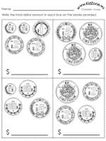 Use crayola® crayons, colored pencils, or markers to color each item. Mexican Money Worksheets