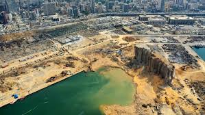 Beirut before and after drone footage shows devastation caused by explosion youtube from i.ytimg.com dec 31, 2020 · the day before, locals and tourists had been told to get under the water after rushing to the sea when flames hemmed in the town. Beirut Port Blast Crater 43 Metres Deep Security Official Ctv News
