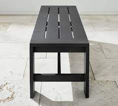Check spelling or type a new query. Malibu 48 Metal Dining Bench Black Pottery Barn