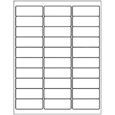 Free Avery Templates Address Label 30 Per Sheet Avery