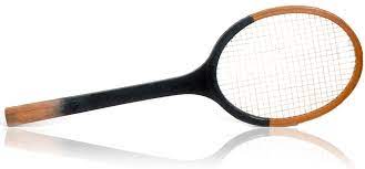 A racket is a piece of sports equipment which has a handled frame and an open hoop where the strings are tightly constructed. Vintage Style Retro Wooden Tennis Racquet Racket Brand New Buy Online In Japan At Desertcart Jp Productid 69499904