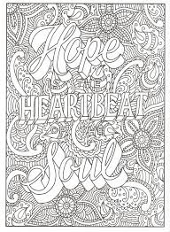 Timeless Creations Creative Quotes Coloring Page Hope Is The Heartbeat Of The Soul Quote Coloring Pages Coloring Pages Printable Coloring Book