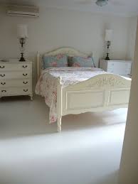 White Concrete Floor If I Have The Nerve To Try This Will My Hubby Not Wear His Muddy Work Barn B Painted Concrete Floors Bedroom Flooring Concrete Bedroom
