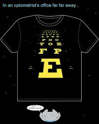 Star Chart The Shirt The Eyes Have It Optometry Humor