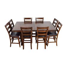 From round table tops to rectangle and square table tops, i offer plenty of options to choose from. 59 Off Bob S Discount Furniture Bob S Furniture Enormous Counter Pub Table Set Tables