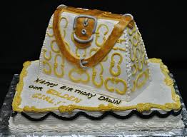 Coach Purse Cake On Sheet Cake Purse Cake Cake Shoe Cakes