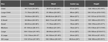 73 Timeless Crewsaver Drysuit Size Chart