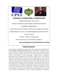 Maybe you would like to learn more about one of these? Lengua Literatura Y Educacic3b3n Boletc3adn Del Ivillab Ac3b1o 20 No 1 Enero Marzo 2019 Alemania Politica Mundial