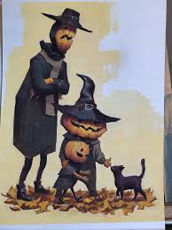 Artstation Halloween Thingies 2019 Edward Delandre Art Inspiration Halloween Art