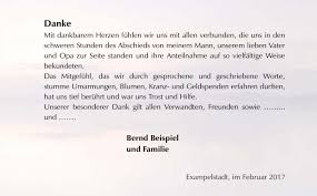 Danksagungstext Trauerkarte Steg Innenseite Rechts Danksagung Text Trauer Texte Danksagungen Trauer