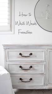 How To White Wash Furniture A Simple Easy Tutorial White Washed Furniture Painted Bedroom Furniture Furniture Makeover