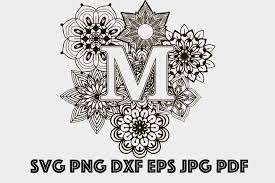 Download Pin By Manvi Singh On My Saves In 2021 Monogram Svg Mandala Coloring Pages Mandala Svg