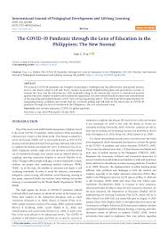 The socialist position is that crony capitalism is the inevitable result of any strictly capitalist system and thus broadly democratic government must regulate economic, or wealthy, interests to restrict monopoly. Https Www Ijpdll Com Download The Covid 19 Pandemic Through The Lens Of Education In The Philippines The New Normal 8311 Pdf