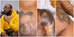 Yes, she has a very beautiful tattoo on her body. Father Love Or Showbiz Davido Criticised For Tattooing His Kids Faces On His Body