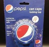 Pepsi Pop Soda Can Caps Locking Top Keep Bugs Out Helps Prevent Spills  2pack | eBay