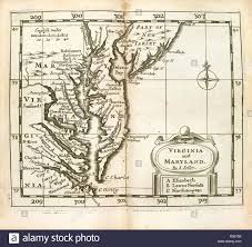 Virginia And Maryland Atlas Maritimus A Chart Of The Sea