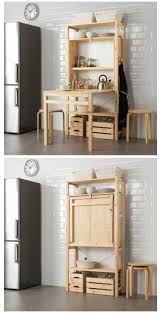 Spacesaving Foldable Launches Shelving Saving Space Table Ikea Unit With Newikea Launche Mobel Fur Kleine Raume Platzsparende Regale Ikea Klapptisch