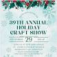 39th Annual Holiday Craft Show event in Gonzales, LA