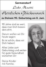 Herzlichen Gluckwunsch Zum 90 Geburtstag