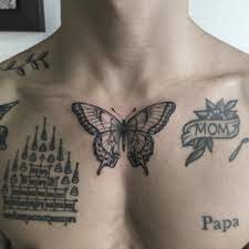 Butterfly For My Friend Derek Cheers Tattoos For Guys Tattoos Butterfly Tattoo