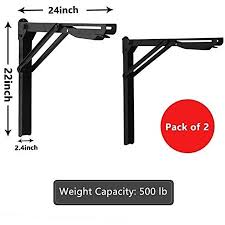 Check spelling or type a new query. 24inch Folding Shelf Brackets Garage Heavy Duty Steel Max Load 500lb Floating Wall Mounted Collapsible Shelf Bracket Space Saving Pack Of 2 No Board Walmart Canada