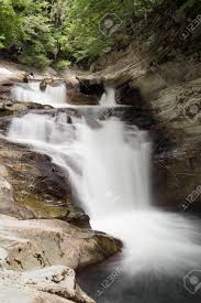 Cube Waterfall In The Selva De Irati In Navarra, Spain. Stock ...
