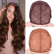 Wholesale 10pcs Soft Breathable Wig Cap For Making Wigs Best Wig Net Double Lace Front Wig Cap With Adjustable Strap Mes Lace Front Wigs Wig Cap Black Hair Net