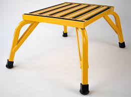 14.57 l x 11.875 w x 12.875 h; Industrial Safety Step Stool 12 Tall 15 X 19