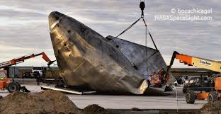 That did not appear to drastically affect the spacecraft's maneuvering while in the air. Spacex Scraps Starship Sn8 Wreckage Clears Landing Zone For Next Launch