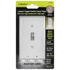 Illuminate the dark areas of your home at night with this pack of two night lights with on/off switch. Led Toggle Switch Plate Cover At Menards