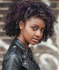Justine Skye Curly Purple Hair Curly Purple Hair Hair Purple Hair